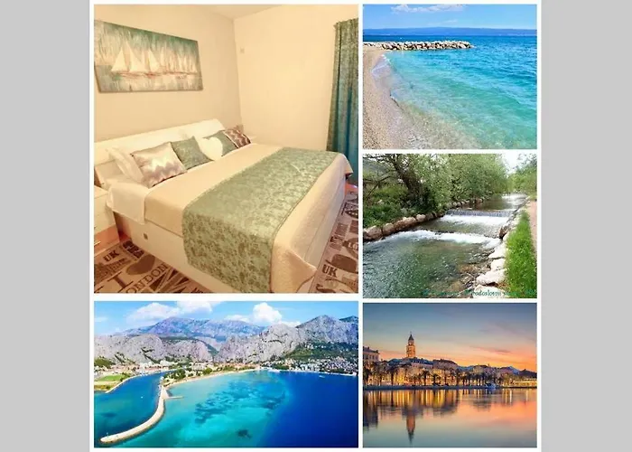 Apartment In Podstrana Near The Sea, River & Mountain Between Omis & Split